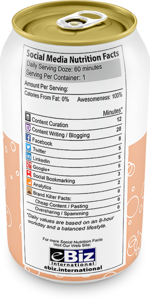 Social Media Presence Nutrition Facts - Dubai Website Development - Digital Marketing Agancy